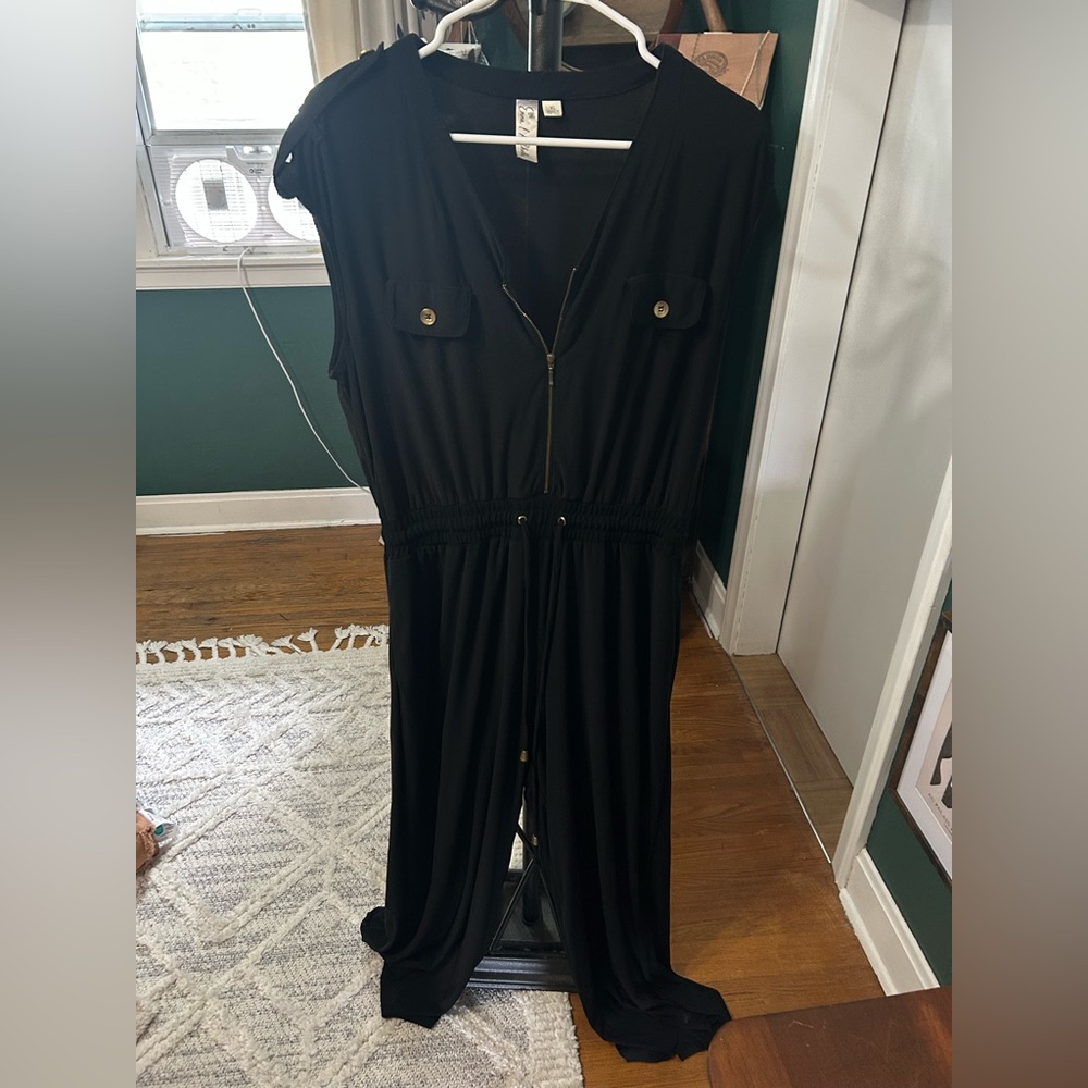 Emma & Michele Black Jumpsuit